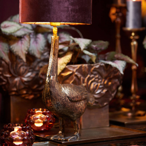 Light & Living Duck Table Lamp Base Antique Bronze 